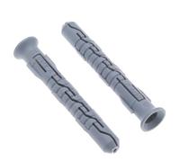 10mm x 120mm Chevilles murales longues en plastique pour vis, Ancrages expansion en nylon pour une fixation sécurisée dans la brique, le béton et les murs (50pcs)