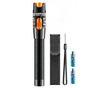 10mW Localisateur Visuel de Défauts Testeur de Fibre Optique Stylo de Test | de Câble Portable avec 2,5 mm Interface 10KM de portée pour Câbles Monomodes et Multimodes(Orange)