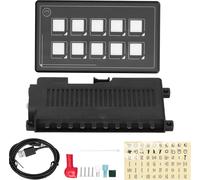 10p Commutateur deà membrane Bluetooth -App avec module de rétroéclairage LED Touch PPTC intégré pour RV -Boot