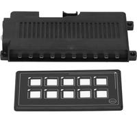 10P Membrane Control Switch Panel Bluetooth APP Control with Backlight Module LED Touch Builtin PPTC for RV Boat