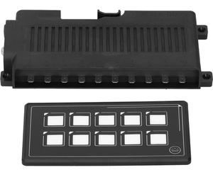 10P Membrane Control Switch Panel Bluetooth APP Control with Backlight Module LED Touch Builtin PPTC for RV Boat