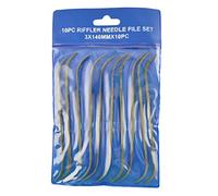 10pc 140mm doublé terminé Riffler Fichier Définir les fichiers de Génie Mécanique TE819