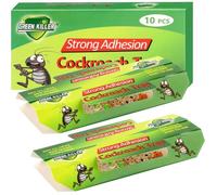 10Pc Pièges à Cafards Professionnels Extra Puissants,Colle Anti Blattes Ultra Adhésive Longue Durée,Sans Odeur et Écologique(19x9cm)
