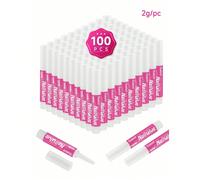 10pcs/20pcs/50pcs Colle adhésive multi-usage super forte, séchage rapide & longue durée, facile à appliquer, pour les loisirs créatifs, la réparation de bijoux & l'usage domestique, 2g/Pc ABS
