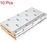 10pcs 25 pieds carrés Tapis Isolant Thermique Voiture Bruit Ammortisseur Barrière 2mm 60x40cm
