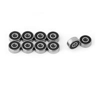 10pcs 623-2RS Mini Roulements à Billes en Acier Double Caoutchouc Scellé Profonde Roulements à Rouleaux 3 * 10 * 4mm