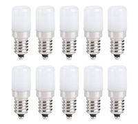 10pcs ampoule, 1.5W LED ampoule de bougie vis douille ampoule lampe pièces de rechange AC 230V E14 économie d'énergie