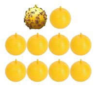 10pcs Balle de piège à Mouche Suspendue,capteur de Mouches fruitiers Piège Collant,Catcher de ravageur en Plein air pour Une Plante