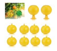 10pcs Boule Anti Mouche Boule De Piège À Mouches Suspendue, Boule Collante Anti Mouche Pièges À Insectes, Attrape-Mouches À Fruits