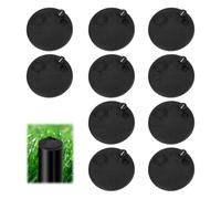 10pcs Capuchon en Caoutchouc Tête Sprinkler Compatibles avec Hunter PGP Rotor, Couvertures Protectrices Systèmes d'Irrigation Pièces Rechange Sprinkler pour Pelouse Jardin et Terrain (Noir)