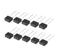 10Pcs DIP Mounted Miniature Square Fusible Micro Fuse T5A 5A 250V Black