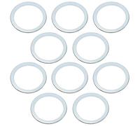 10pcs Douille d'alésage Lame de Scie Bague de Réduction Conversion Bague d'adaptation d'espacement pour Meuleuses d'angle Lames de Scie Circulaire Outils de Travail du Bois, 20x16mm