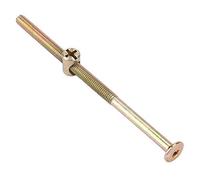 10pcs Douille Hexagonale à Tête Plate en Acier Inoxydable Kit d'Assortiment de Fixation de Boulon de Marteau pour Écrou et Vis en Croix(6X110mm)