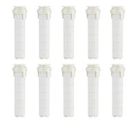 10Pcs Filtres Douche Coton PP, Cartouche Filtration Eau pour Pommeau | Filtre Coton PP Haute Densité, Élimination Efficace Calcaire Rouille, Débit Eau Stable, Installation Facile Sans Outils