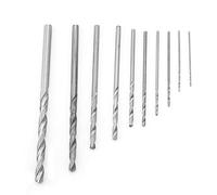 10PCS Foret metal, Foret de Torsion de Diamant, Foret diamant, 0.5mm-3mm acier à grande vitesse à tige droite en titane ensemble, outils de forage, pour Banc Perceuse Moulin Suspendu