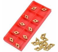 10pcs Fraise Pour porte-outil de tournage DCMT070204 Insert en Carbure G