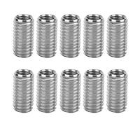 10pcs Insert Fileté en Acier Inoxydable Adaptateur Réducteur de Tuyau Femelle Intérieur M6x1.0 Mâle Extérieur M8x1.25 Longueur 15mm