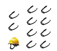 10pcs Jugulaire pour Casque de Sécurité Universelles, Mentonnières Casque Réglable avec Menton Repos Élastique Jugulaire Casque Convient à la Plupart des Casques Industriels