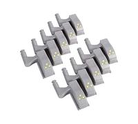 10PCS LED Lumières Charnière Ampoule Universal Cabinet Armoire pour Cuisine Moderne Décoration Lampe (Couleur : Cool Blanc)