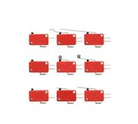 10Pcs/Lot Silver Conductive KW7-0/1/2/3/5/9 Limit Switch NWPNLXEA(KW7-0)