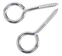 10pcs M5 65 Piton à Visser Anneau En Acier Inoxydable 304 Vis Mouton Oeil Rond Auto Taraudeuse Anneau À Bague Avec Attache Porte