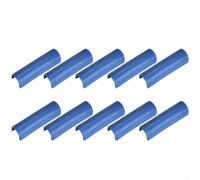 10pcs Manches de Protection U pour Coupe-Carreau(10PCS blue) | Design en U unique, s'adapte parfaitement aux tampons, protège lors de la manuelle