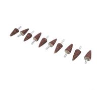 10PCS Meules À Lamelles 6MM Pour Métal Et pour bois 10PCS Meules(20mm) | 10 , 80#, queue 6mm, pour idéal métal et pour bois, finition lisse