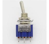 10Pcs ON-Off-ON 3 Pin 3 Position Latching Toggle Switch AC 125V/6A 250V/3A