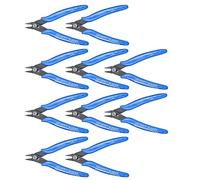 10pcs Pinces Coupantes électriques, Coupe-câbles Latéraux avec Prise de Rebond Automatique, Acier N° 65, Pinces à Sertir Polyvalentes Pinces Diagonales Isolées pour les Réparations de L'industrie élec
