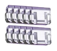 10pcs Pinces de Fixation pour Ourlets de Pantalon, Clips de Fixation pour Jambes, Pince à Vêtements Fermetures Invisibles, pour Fixer l'Ourlet Vêtements Jambes Pantalons Longs, Transparent Violet