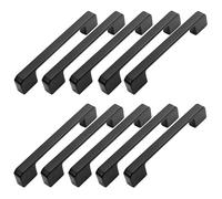10pcs Poignée Meuble Entraxe 96mm-Poignée Porte Cuisine Noire Poignee Barre Meuble Poignee De Cuisine Noire 96mm