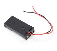 10pcs Porte-Piles, 2x 3x 3~4.5v AAA Support de Batterie, Battery Holder Box Case avec fil, pour 2/3Piles ou Accus Fiche Prize Chassis Bec(2 rubriques)