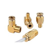 10Pcs Raccord Rapide Laiton PD PL Joint Tuyau Machine-Outil | Filetage M6X0,75 M6X1 M8X1 M10X1 1/8 Diamètre 4MM 6MM(PL-406 M6X1 4MM)