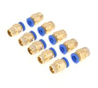 10pcs Raccords Connecteurs De Coupleur Rapide Pneumatique Raccords D'air Adaptateur 8mm Diamètre Filetage 1 / 4BSP Ensemble Pour Tuyau