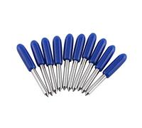 10pcs Roland Couteau de Coupe Traceur Lame Base de Support avec Lame de Coupe pour Vinyle de Coupe 30/45/60 Degrés(60°)