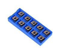 10pcs/set CNC carbure pointe inserts avec conteneur, carbure CNC insère lame Cutter Tour outil de tournage, fournitures de travail des métaux