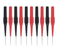 10PCS Sondes de Test pour Multimètre,Pointes de Touche de 0,7 mm, Pinces de Test Professionnelles avec étui de Protection Isolant,Adaptées à une Large Gamme d'Applications de Mesure Electrique