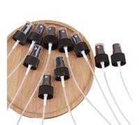 10pcs Spray Bottle Tops Pour Cuisine | Fine Mist Spray Bottle Heads Perfume Sprayer Replacement Refillable Bottles Accessories For Travel(24 Black)