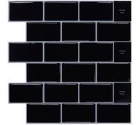 10pcs Sticker Carrelage Adhésif Mural 3D - Autocollant en relief Facile à installer sans colle - Rénovation murale cuisine