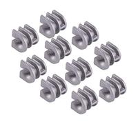 10pcs tête oeillet manches manches ajustement pour Stihl FS56 FS60 FS61 FS62 FS65 4002 713 8301 couleur: gris argent