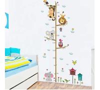 10PCS Wall Sticker Jungle Animaux Sauvages Ramifie Toise de Mesure Mural Wall Sticker Stickers pour Les Enfant OBJET DE DECORATION