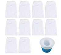 10Pièces Filtre Skimmer Piscine,Panier de Bassin Sol Bache Epuisette Filet Couvercle Filtrante,Anti Sable Filtrantes Joint Tapis Liner Net Skim Chlore Prefiltre,pour Aquarium Pool Exterieur Fontaine