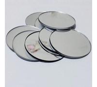 10pièces/pack Épaisseur 2mm, diamètre 5cm, 8cm, 12cm, stickers muraux en miroir acrylique de couleur argent, forme ronde, décoration murale DIY, miroir de maquillage Saint-Valentin, mariage de la Sain