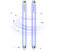 10W Ampoule De Rechange Pour Lampe Tue Mouche - T8 F10W Bl Anti Moustique, Tube Uv De 13In Pour Insecte 20W (2 Pièces)