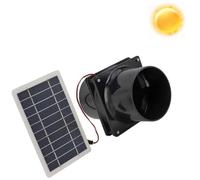 10w ventilateur d'extraction solaire extracteur d'air ventilateur ventilateur aliment par panneau solaire pour maison YYV