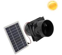 10w ventilateur d'extraction solaire extracteur d'air ventilateur ventilateur alimenté par panneau solaire pour maison d'animaux