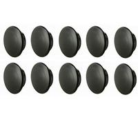 10X BOUCHON PLASTIQUE ROND NOIR 2.5MM A 25MM CACHE VIS TROU CAPUCHON MEUBLE PROTECTION (d=5 x D=8 x L=5)