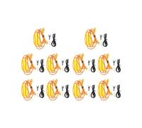 10X Bouchons D'Oreille Écouteur pour Travail, Suppression Du Bruit, Protection Auditive, Chantiers de Construction, Endroits Bruyants Orange