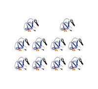 10X Bouchons D'Oreille Écouteur pour Travail, Suppression Du Bruit, Protection Auditive, Chantiers de Construction, Endroits Bruyants Bleu
