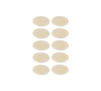 10x Cache vis plastique Torx T20 12mm blanc ivoire capuchon plat protection